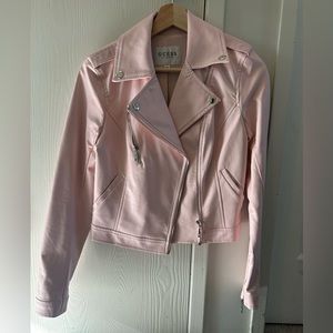 XS Pink Guess imitation leather jacket